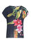 Cassis - T-shirt met blad- en bloemenprint