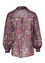 Hemd met impressionistische camouflageprint en lurex