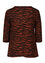 Tuniek in tricot met een zebraprint, Brons