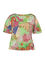 T-shirt met Hawai print en vlindermouwen