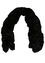 Gedraaide sjaal in imitatiebont, Zwart
